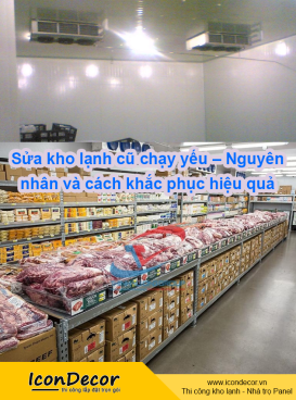 Sửa kho lạnh cũ chạy yếu – Nguyên nhân và cách khắc phục hiệu quả