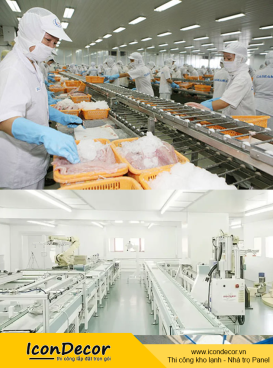 Thi công phòng sạch thực phẩm – Không gian sản xuất an toàn, dễ vệ sinh