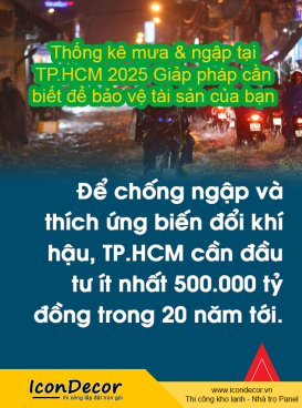 Thống kê mưa & ngập tại TP.HCM 2025 Giảp pháp cần biết để bảo vệ tài sản của bạn