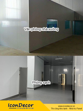 Ứng dụng panel cách nhiệt trong kho lạnh, phòng sạch và công nghiệp