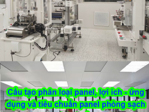 Cấu tạo phân loại panel, lợi ích - ứng dụng và tiêu chuẩn panel phòng sạch đạt chuẩn GMP WHO ISO 14644