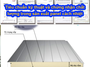 Tiêu chuẩn kỹ thuật và chứng nhận chất lượng trong sản xuất panel cách nhiệt
