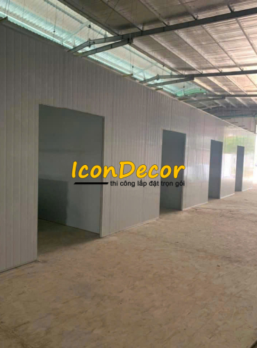 Dự án thi công vách panel phòng trọ tại Hóc Môn